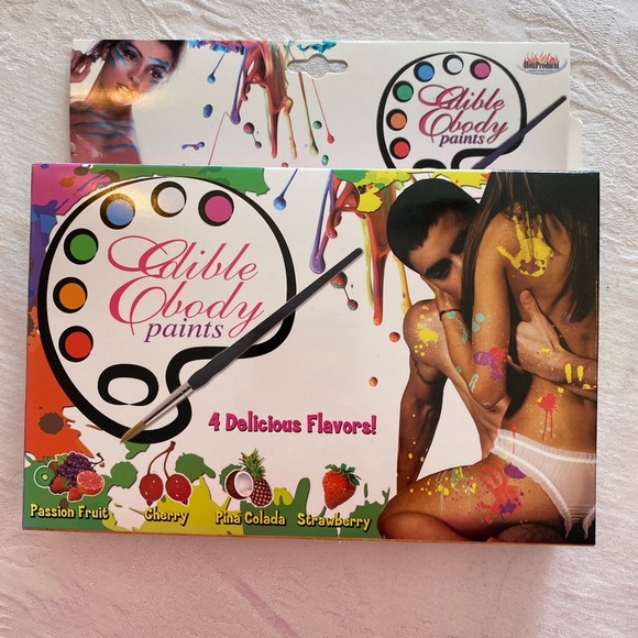 Edible Body Paints in 4 flavors - Picture 1 of 3
